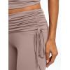 imageTrendy Queen Womens 2 Piece Outfits Lounge Sets Summer Y2k Short Sleeve Cropped Tops and Drawstring Flare Pants TracksuitsCoffeegrey