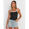 imageTrendy Queen Womens Camisole Tank Tops Sleeveless Racerback Cropped Cami Slim Fitted Tops Casual Summer Outifts 2024Black
