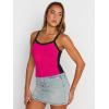 imageTrendy Queen Womens Camisole Tank Tops Sleeveless Racerback Cropped Cami Slim Fitted Tops Casual Summer Outifts 2024Hotpink