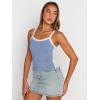 imageTrendy Queen Womens Camisole Tank Tops Sleeveless Racerback Cropped Cami Slim Fitted Tops Casual Summer Outifts 2024Lightblue