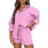imageTrendy Queen 2 Piece Sets For Women Lounge Wear Pajama Matching Long Sleeve Two Piece Spring Outfits Fashion Tracksuit 2025Pink
