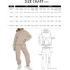 imageTrendy Queen Sweatsuits Women 2 Piece Outfit Two Piece Lounge Sets Hoodies and Sweatpants Fall Fashion Clothes 2025 TracksuitBlackgrey