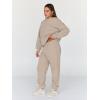 imageTrendy Queen Sweatsuits Women 2 Piece Outfit Two Piece Lounge Sets Hoodies and Sweatpants Fall Fashion Clothes 2025 TracksuitCoffeegrey