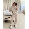 imageTrendy Queen Sweatsuits Women 2 Piece Outfit Two Piece Lounge Sets Hoodies and Sweatpants Fall Fashion Clothes 2025 TracksuitCoffeegrey