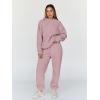 imageTrendy Queen Sweatsuits Women 2 Piece Outfit Two Piece Lounge Sets Hoodies and Sweatpants Fall Fashion Clothes 2025 TracksuitDarkpink