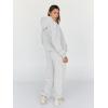 imageTrendy Queen Sweatsuits Women 2 Piece Outfit Two Piece Lounge Sets Hoodies and Sweatpants Fall Fashion Clothes 2025 TracksuitGrey