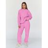 imageTrendy Queen Sweatsuits Women 2 Piece Outfit Two Piece Lounge Sets Hoodies and Sweatpants Fall Fashion Clothes 2025 TracksuitPink