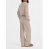 imageTrendy Queen Sweatsuits Women 2 Piece Outfits Lounge Matching Sets Comfy Clothing Two Piece Sweat Set Tracksuits Fashion 2025Coffeegrey