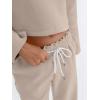 imageTrendy Queen Sweatsuits Women 2 Piece Outfits Lounge Matching Sets Comfy Clothing Two Piece Sweat Set Tracksuits Fashion 2025Coffeegrey