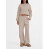 imageTrendy Queen Sweatsuits Women 2 Piece Outfits Lounge Matching Sets Comfy Clothing Two Piece Sweat Set Tracksuits Fashion 2025Coffeegrey