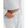 imageTrendy Queen Sweatsuits Women 2 Piece Outfits Lounge Matching Sets Comfy Clothing Two Piece Sweat Set Tracksuits Fashion 2025Grey