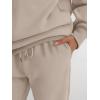 imageTrendy Queen Sweatsuits Women 2 Piece Outfits Two Piece Crewneck Sweatshirts Sets Lounge Fall Sweatpants 2025 TracksuitsCoffeegrey
