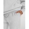 imageTrendy Queen Sweatsuits Women 2 Piece Outfits Two Piece Crewneck Sweatshirts Sets Lounge Fall Sweatpants 2025 TracksuitsGrey