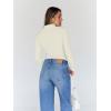 imageTrendy Queen Womens Turtleneck Long Sleeve Shirts Fall Fashion Basic Thermal Underwear Tops Winter Clothes 2025Apricot