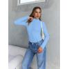 imageTrendy Queen Womens Turtleneck Long Sleeve Shirts Fall Fashion Basic Thermal Underwear Tops Winter Clothes 2025Baby Blue