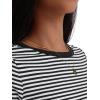 imageTrendy Queen Womens Long Sleeve Striped TShirts Crewneck Neck Tops Slim Fit Fall Fashion Trendy Outfits Clothes 2025Seblackwhite