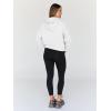 imageTrendy Queen Hoodies for Women Full Zip Up Cropped Sweatshirts Jackets Casual Comfy Gym Tops Fall Outfits Winter Clothes 2024White