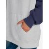 imageTrendy Queen Oversized Hoodies for Women Pullover Fleece Fall Sweatshirts Fashion Y2K Outfits Clothes 2025Grey Navy