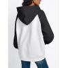 imageTrendy Queen Oversized Hoodies for Women Pullover Fleece Fall Sweatshirts Fashion Y2K Outfits Clothes 2025White Black