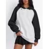 imageTrendy Queen Oversized Hoodies for Women Pullover Fleece Fall Sweatshirts Fashion Y2K Outfits Clothes 2025White Black