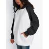 imageTrendy Queen Oversized Hoodies for Women Pullover Fleece Fall Sweatshirts Fashion Y2K Outfits Clothes 2025White Black