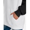 imageTrendy Queen Oversized Hoodies for Women Pullover Fleece Fall Sweatshirts Fashion Y2K Outfits Clothes 2025White Black