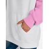 imageTrendy Queen Oversized Hoodies for Women Pullover Fleece Fall Sweatshirts Fashion Y2K Outfits Clothes 2025White Pink
