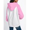 imageTrendy Queen Oversized Hoodies for Women Pullover Fleece Fall Sweatshirts Fashion Y2K Outfits Clothes 2025White Pink