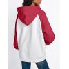 imageTrendy Queen Oversized Hoodies for Women Pullover Fleece Fall Sweatshirts Fashion Y2K Outfits Clothes 2025White Red