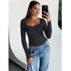 imageTrendy Queen Womens Going Out Tops Long Sleeve Top Trendy Cute Shirt Y2k Clothing Fall Fashion Clothes 2025Black
