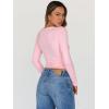 imageTrendy Queen Womens Going Out Tops Long Sleeve Top Trendy Cute Shirt Y2k Clothing Fall Fashion Clothes 2025Pink