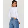 imageTrendy Queen Womens Going Out Tops Long Sleeve Top Trendy Cute Shirt Y2k Clothing Fall Fashion Clothes 2025White