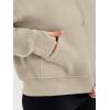imageTrendy Queen Womens Hoodies Quarter Zip Pullover Oversized Sweatshirts Half Zip Pullover With Pockets Fall ClothesApricot