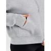 imageTrendy Queen Womens Hoodies Quarter Zip Pullover Oversized Sweatshirts Half Zip Pullover With Pockets Fall ClothesGrey