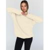 imageTrendy Queen Womens Oversized Hoodies Fleece Hooded Sweatshirts Casual Pullover Fall Winter Outfits Long Sleeve Tops 2025Apricot