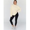 imageTrendy Queen Womens Oversized Hoodies Fleece Hooded Sweatshirts Casual Pullover Fall Winter Outfits Long Sleeve Tops 2025Apricot