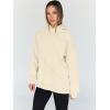 imageTrendy Queen Womens Oversized Hoodies Fleece Hooded Sweatshirts Casual Pullover Fall Winter Outfits Long Sleeve Tops 2025Apricot