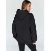 imageTrendy Queen Womens Oversized Hoodies Fleece Hooded Sweatshirts Casual Pullover Fall Winter Outfits Long Sleeve Tops 2025Black