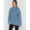 imageTrendy Queen Womens Oversized Hoodies Fleece Hooded Sweatshirts Casual Pullover Fall Winter Outfits Long Sleeve Tops 2025Blue