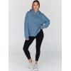 imageTrendy Queen Womens Oversized Hoodies Fleece Hooded Sweatshirts Casual Pullover Fall Winter Outfits Long Sleeve Tops 2025Blue