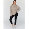 imageTrendy Queen Womens Oversized Hoodies Fleece Hooded Sweatshirts Casual Pullover Fall Winter Outfits Long Sleeve Tops 2025Coffeegrey