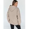 imageTrendy Queen Womens Oversized Hoodies Fleece Hooded Sweatshirts Casual Pullover Fall Winter Outfits Long Sleeve Tops 2025Coffeegrey