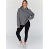 imageTrendy Queen Womens Oversized Hoodies Fleece Hooded Sweatshirts Casual Pullover Fall Winter Outfits Long Sleeve Tops 2025Darkgrey