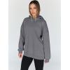 imageTrendy Queen Womens Oversized Hoodies Fleece Hooded Sweatshirts Casual Pullover Fall Winter Outfits Long Sleeve Tops 2025Darkgrey
