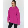 imageTrendy Queen Womens Oversized Hoodies Fleece Hooded Sweatshirts Casual Pullover Fall Winter Outfits Long Sleeve Tops 2025Hotpink