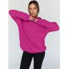 imageTrendy Queen Womens Oversized Hoodies Fleece Hooded Sweatshirts Casual Pullover Fall Winter Outfits Long Sleeve Tops 2025Hotpink