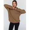 imageTrendy Queen Womens Oversized Hoodies Fleece Hooded Sweatshirts Casual Pullover Fall Winter Outfits Long Sleeve Tops 2025Khaki