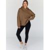 imageTrendy Queen Womens Oversized Hoodies Fleece Hooded Sweatshirts Casual Pullover Fall Winter Outfits Long Sleeve Tops 2025Khaki