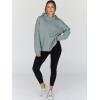 imageTrendy Queen Womens Oversized Hoodies Fleece Hooded Sweatshirts Casual Pullover Fall Winter Outfits Long Sleeve Tops 2025Lightgreen