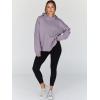 imageTrendy Queen Womens Oversized Hoodies Fleece Hooded Sweatshirts Casual Pullover Fall Winter Outfits Long Sleeve Tops 2025Lightpurple